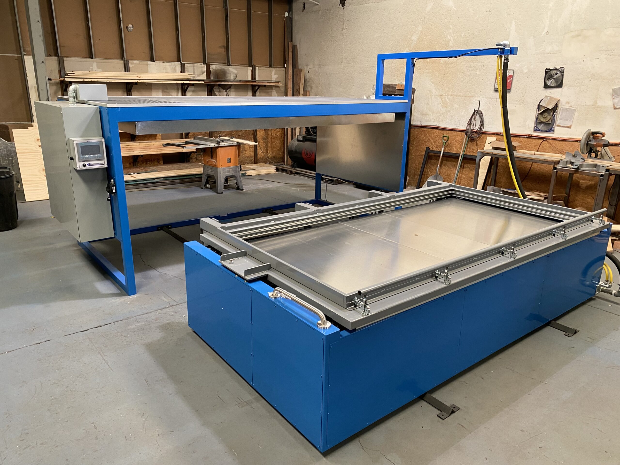 kydex aerospace components created using vacuum forming machine