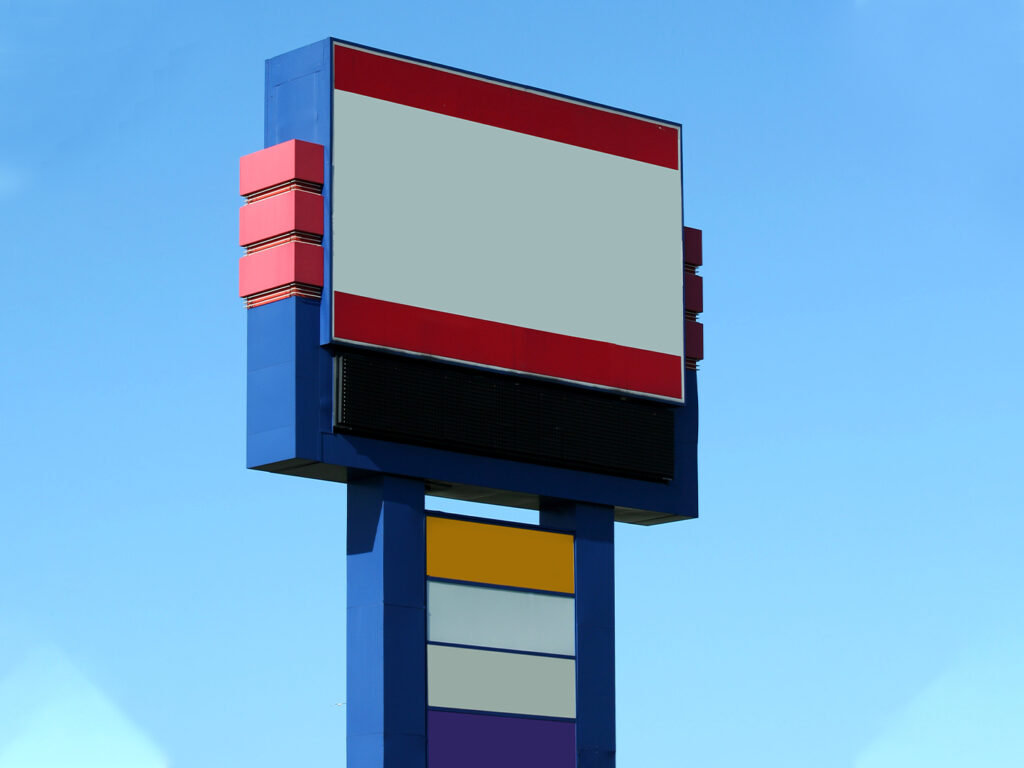 vacuum forming machines used to create plastic signage