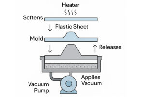 vacuum forming machine diagram